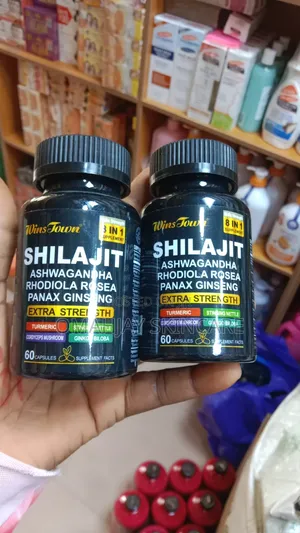 WinsTown Shilajit 8 a cikin 1 Ƙarfin Ƙari Capsules
