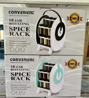 18-Jar Bigger Size Rotating Spice Rack