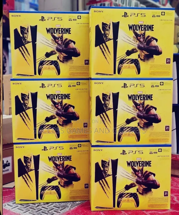 PS5 Slim Wolverine Customized Console - 1