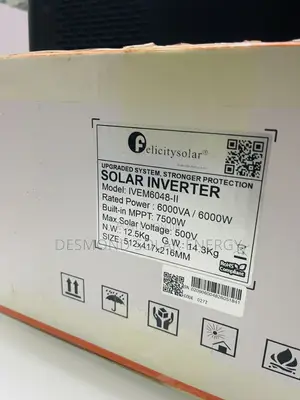 6kVA 48V Felicity Solar Hybrid Inverter - Brand New