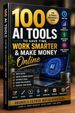 Littafin Ebook 100 AI Tools: A Jiƙasa Lokaci, A Yi Aiki Da Hikima, A Samu Kuɗi