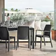 Malibu Premium Plastic Chairs (Set of 4) - 3