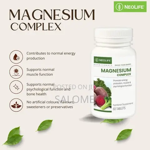 Magnesium Complex - 60 Tablets for Muscle & Nerve Relief, Better Sleep - 1