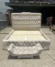 Family Size 6x6 Padded Wooden Tufted Bedframe - 2