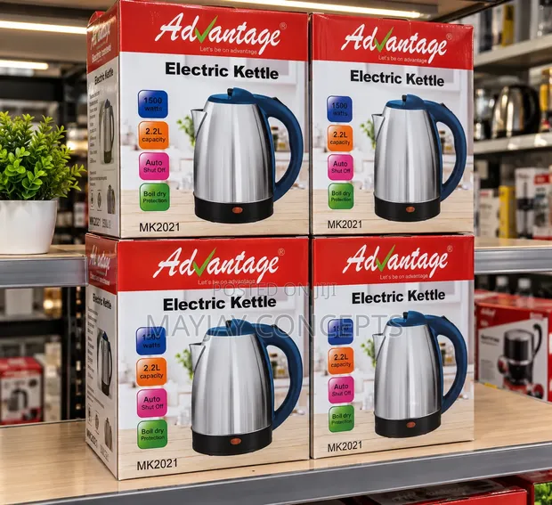 Advantage 2.2L Electric Kettle with Auto Shut-Off - 1
