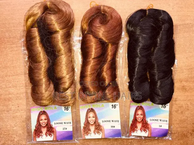16" Loose Wave Hair Attachments (Launi 1B) - 1