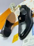 Versace Original Quality Leather Loafers - Black - 1