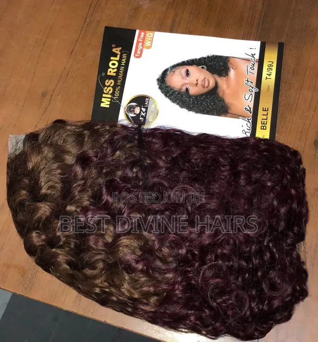 Full Closure Wig Na Gashin Mutum (Curly) - 1