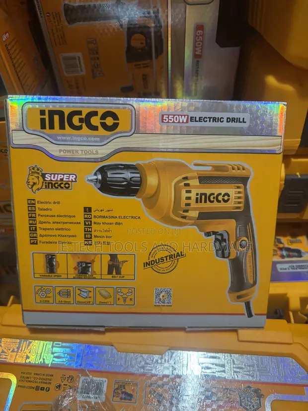 Ingco 550W Electric Drill (Model ED550382) - 1