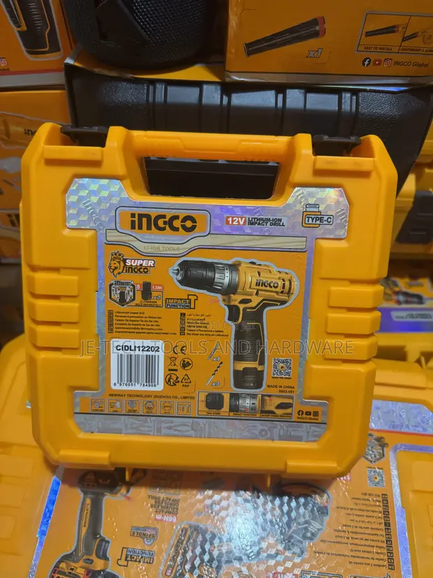 INGCO 12V Cordless Impact Drill (CDLI12202) - 1