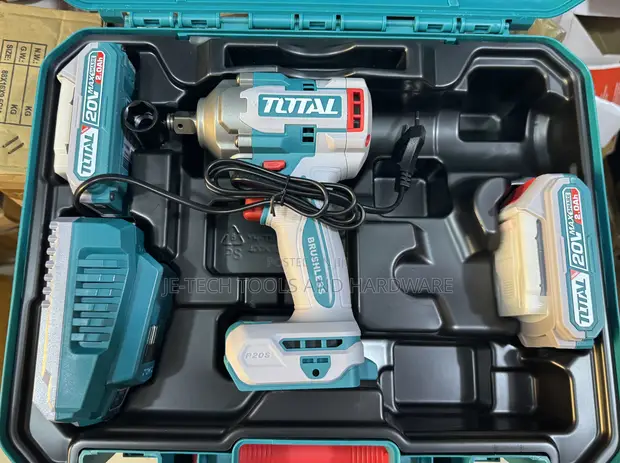 Total 20V Cordless Impact Wrench Kit - 1