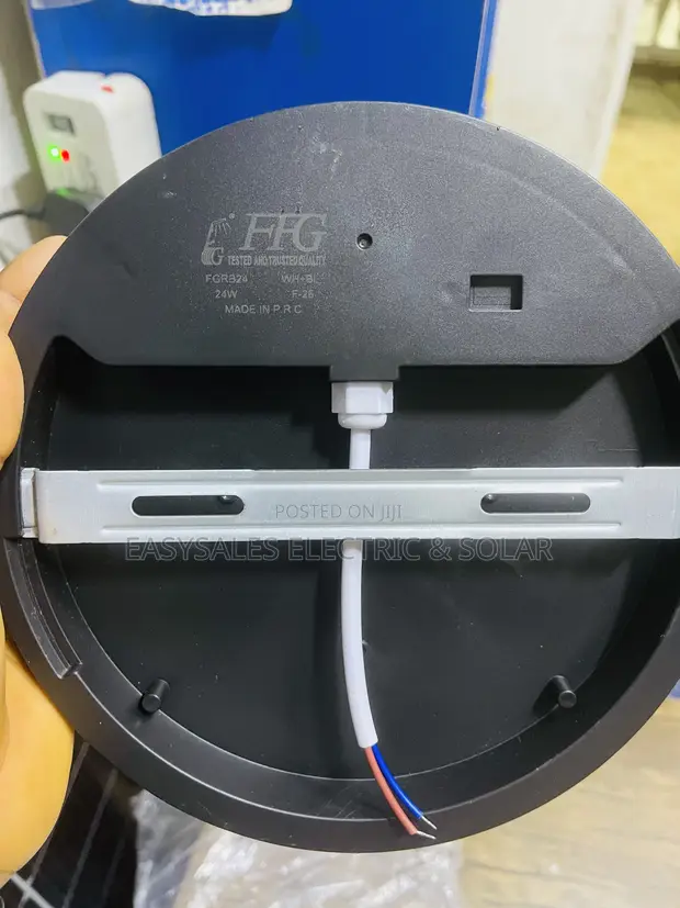 LED Outdoor Ceiling Light - Blue & White, 24W - 1