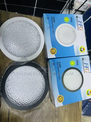 LED Outdoor Ceiling Light - Blue & White, 24W