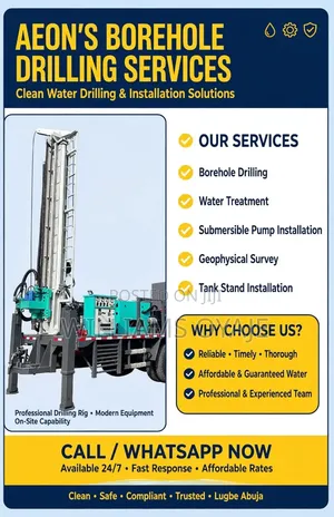 AEON'S Sabis na Hakowa da Maganin Ruwa na Borehole