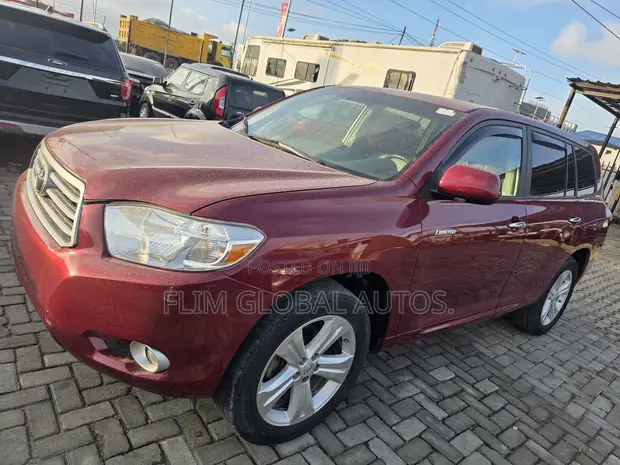 2009 Toyota Highlander Limited Red - 1