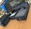 Brand New L-Shape Chair Set with Center Table - 1