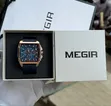 Megir Quality Chronograph Leather Watches - 1
