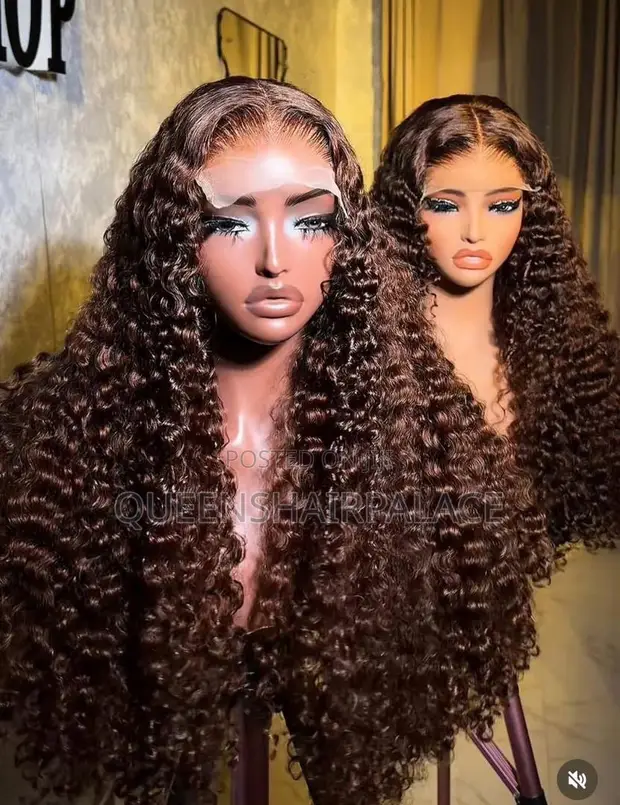 5by5 Super Double Drawn Chestnut 30" Wig - 1