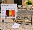 3-Piece Glass Beverage Dispenser Set (2.2L Each) - 4