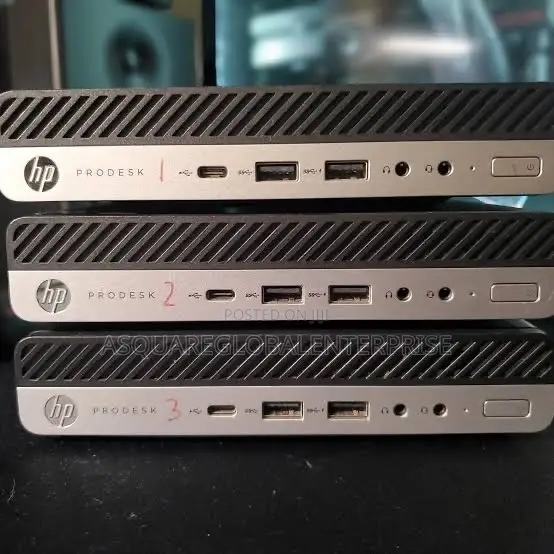 HP ProDesk 600 G4 Mini Desktop - Core i5, 8GB RAM, 256GB SSD + 1TB SSD - 1