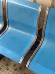 3-Seater Iron Chair don Nuna ko Ofis - 2