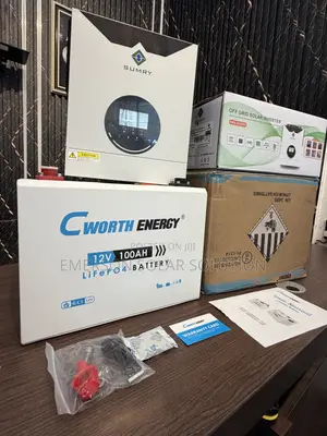 Cworth 100Ah Lithium Battery + Sumry 1.5kVA Hybrid Inverter