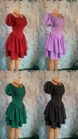 Ladies Short Gown - Classic Style - 1
