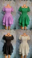 Ladies Short Gown - Classic Style - 2