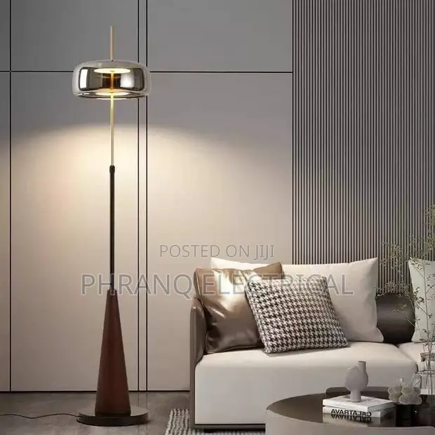 Nordic Glass Lampshade Floor Lamp - Zamani Tsaye - 1