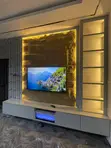 Home Interiors TV Console - PU Stone & MDF - 2