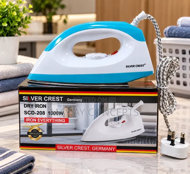 Silver Crest 1000W Dry Iron with Smooth Soleplate - 1