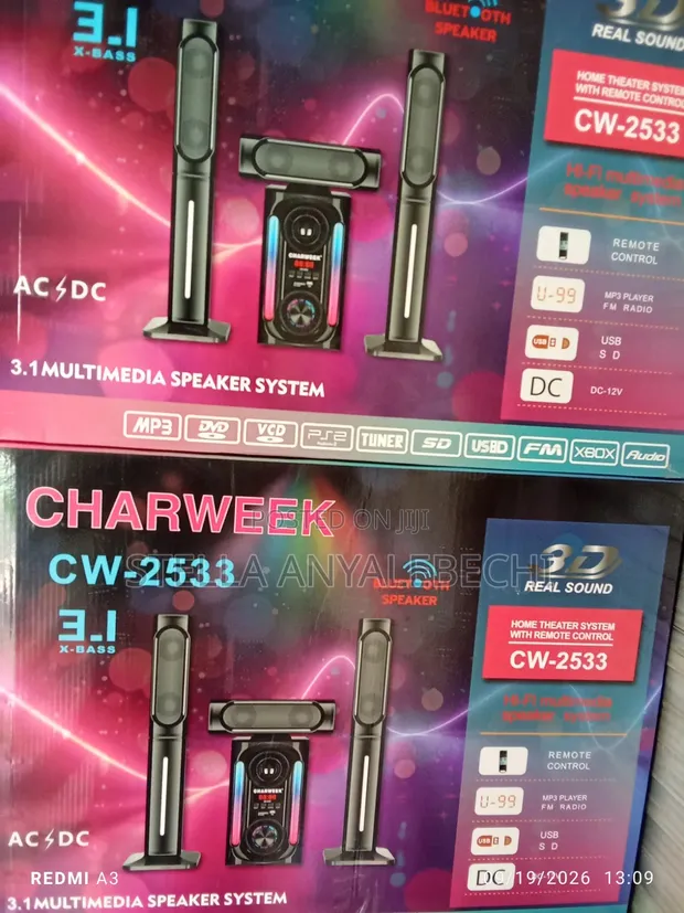 Charweek Bluetooth Home Theater System with Super Bass - 1