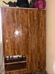 3-Kofa Wardrobe - Natural Wood - 3