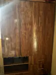 3-Kofa Wardrobe - Natural Wood - 4