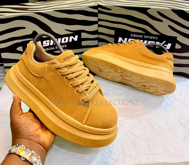 Alexandra Macqueen Brown Chunky Fashion Sneakers - 1