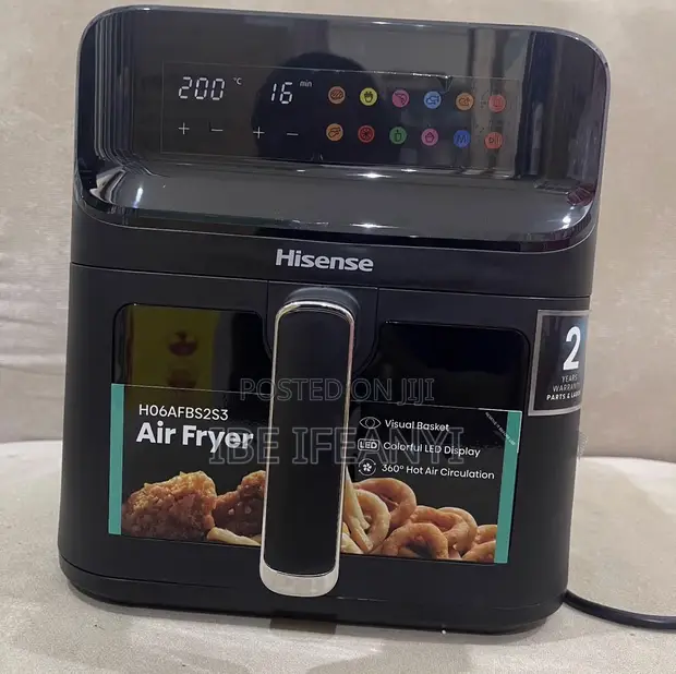 Hisense Air Fryer 6L 1700W (H06AFBK1S3) - 1