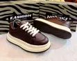 Premium TNOY TDIE Dark Chocolate Brown Chunky Fashion Sneaker - 2