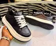 Premium TNOY TDIE Dark Chocolate Brown Chunky Fashion Sneaker - 3