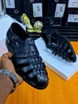 Moreschi Sandal Na Maza Mai Inganci Tare Da Button - 1