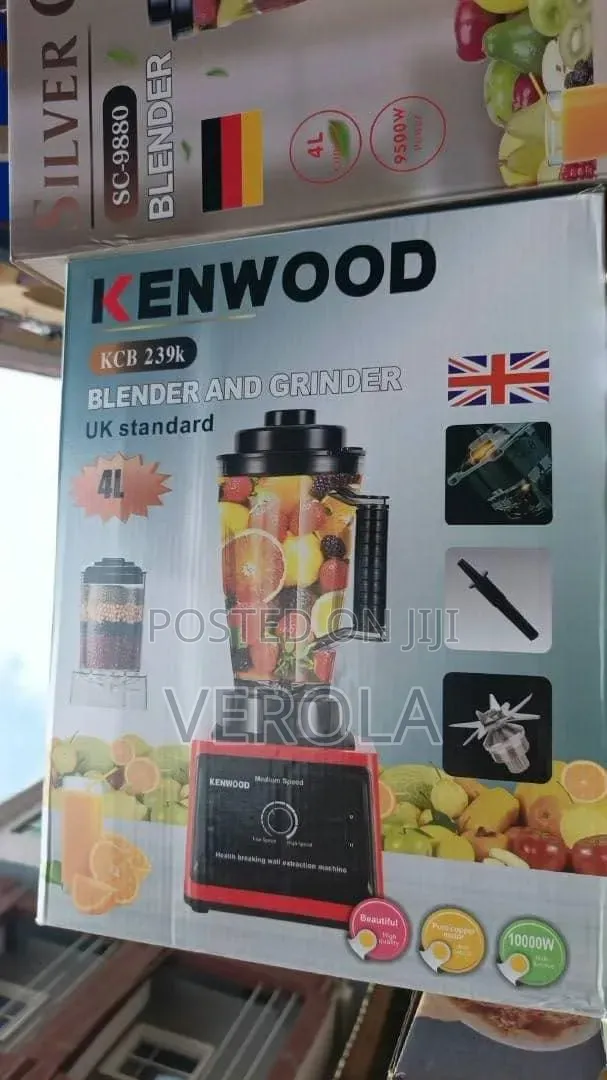 Kenwood 4L Blender & Grinder - Brand New - 1