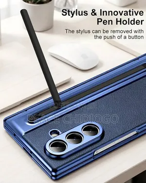 Samsung Galaxy Z Fold 8 Case with S Pen Holder (Blue)