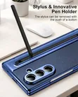 Samsung Galaxy Z Fold 8 Case with S Pen Holder (Blue) - 1