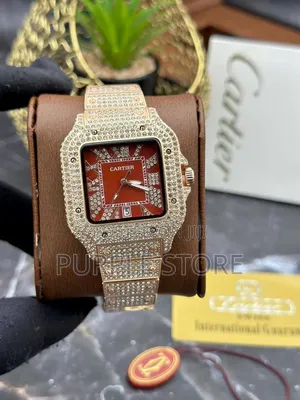 Cartier Fully Iced Watch Unisex