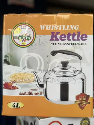 DIVYA 4L Stainless Steel Whistling Kettle