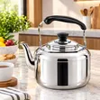 DIVYA 4L Stainless Steel Whistling Kettle - 3