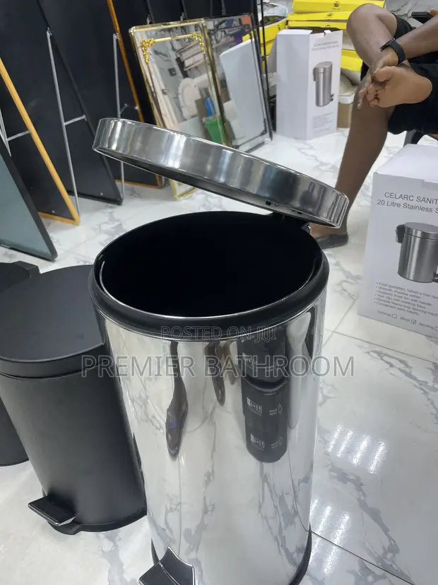 Stainless Steel Waste Bin - 30 Liters - 1