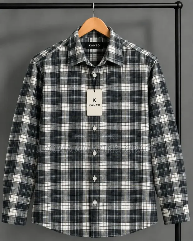 Premium Checked Overshirt Casual Jacket - Kanto - 1