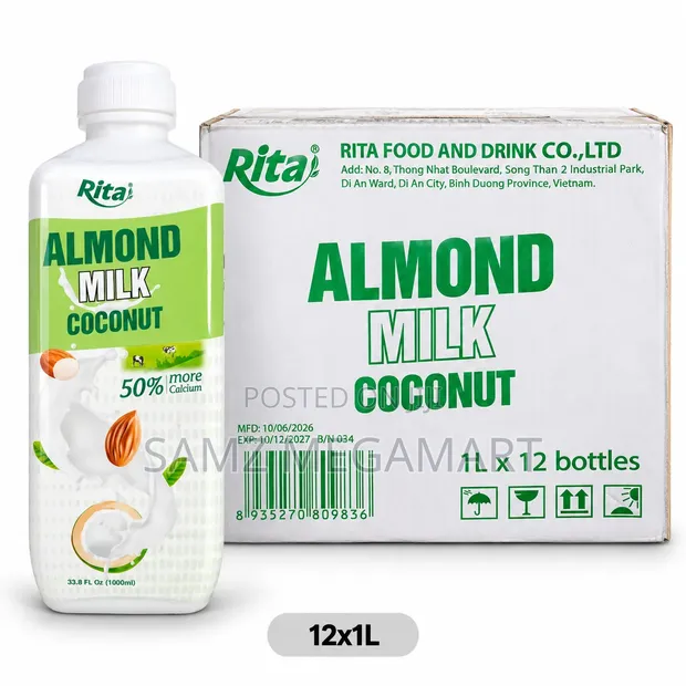 Rita Almond Milk Coconut 12x1L - 1