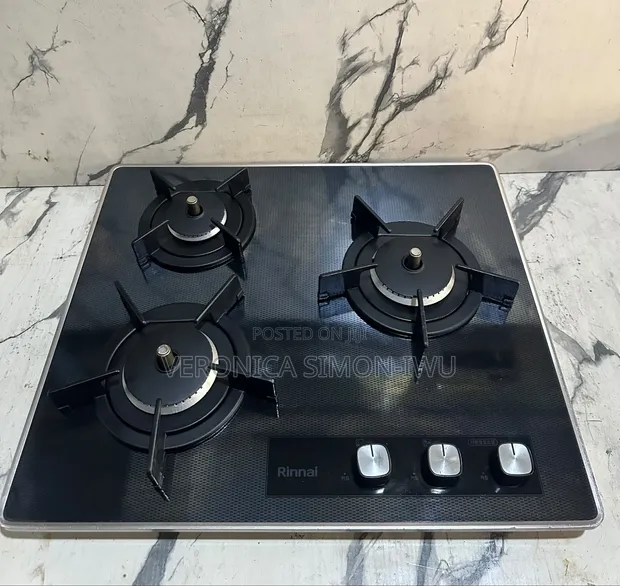 Rinnai 3 Burner Flat Gas Cooker - 1