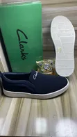 Men's Clarks Classic Loafers - Black Leather - 2